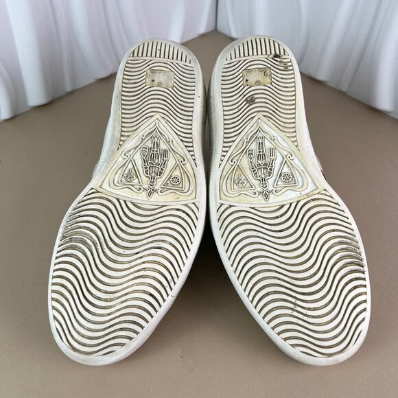 Gucci Womens White & Red Logo Webbing Low-Top Sneakers Size 36.5 - Picture 5 of 9